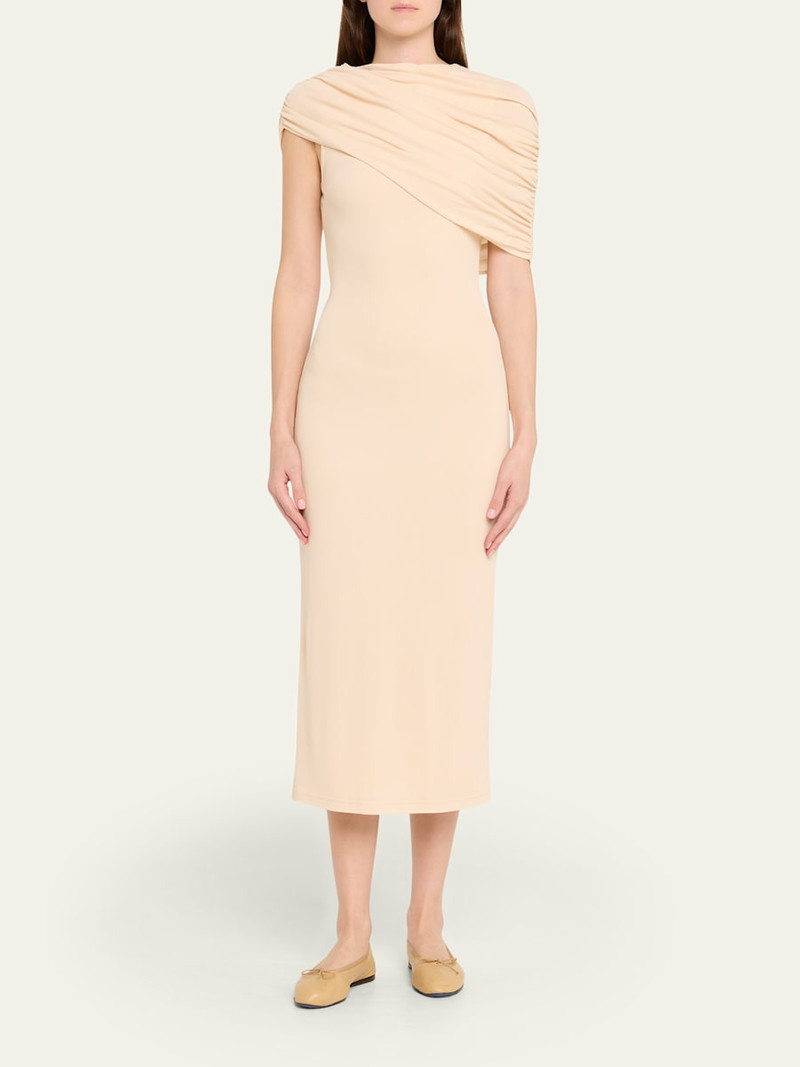 ESSE Studios Bonachi Cape Midi Dress outlook