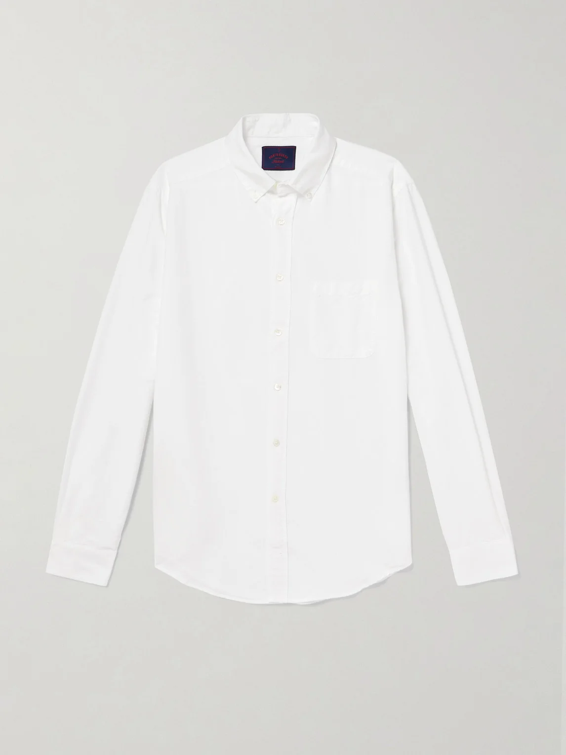 Belavista Button-Down Collar Cotton Shirt - 1