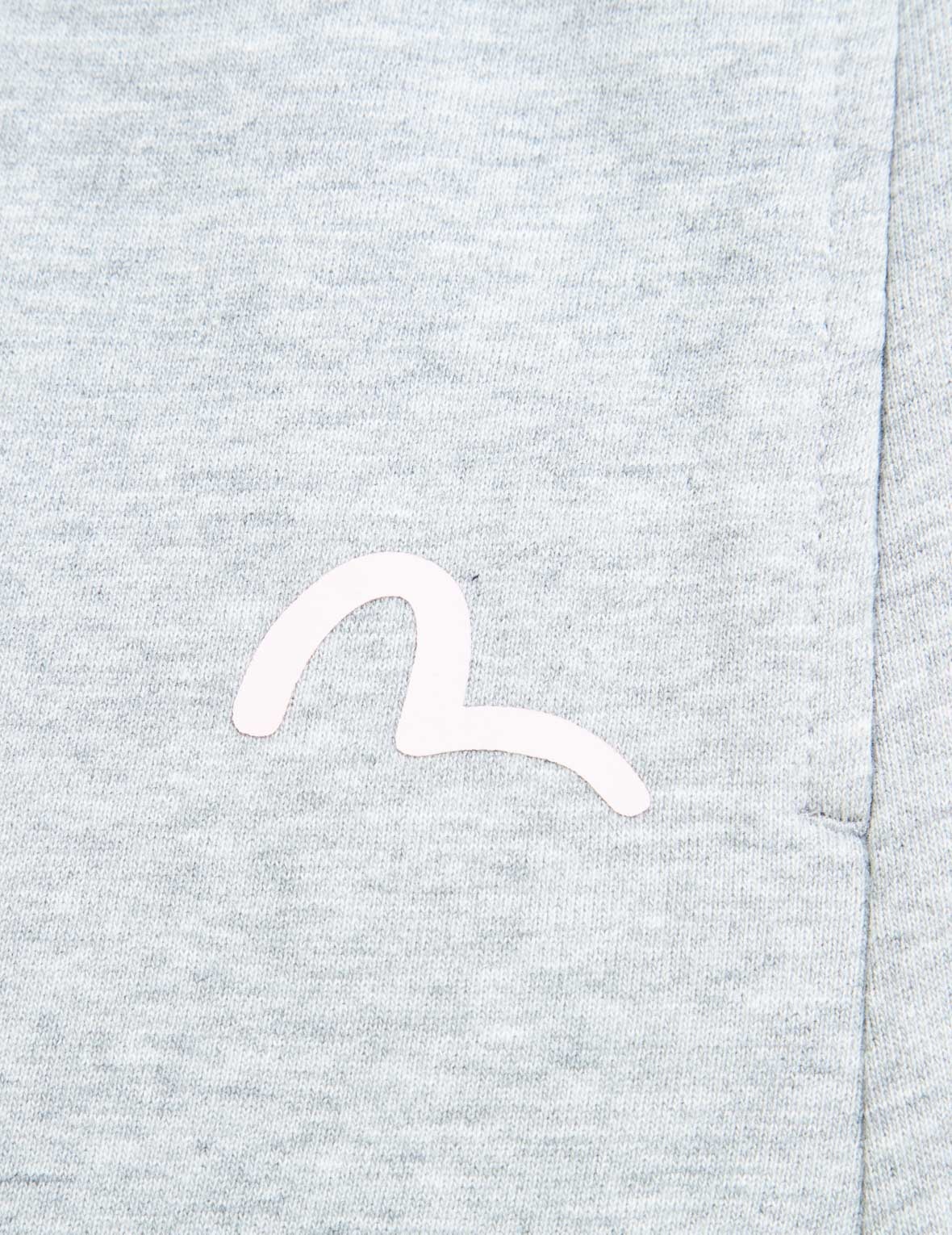 Seagull and Logo Print Sweat Shorts - 11