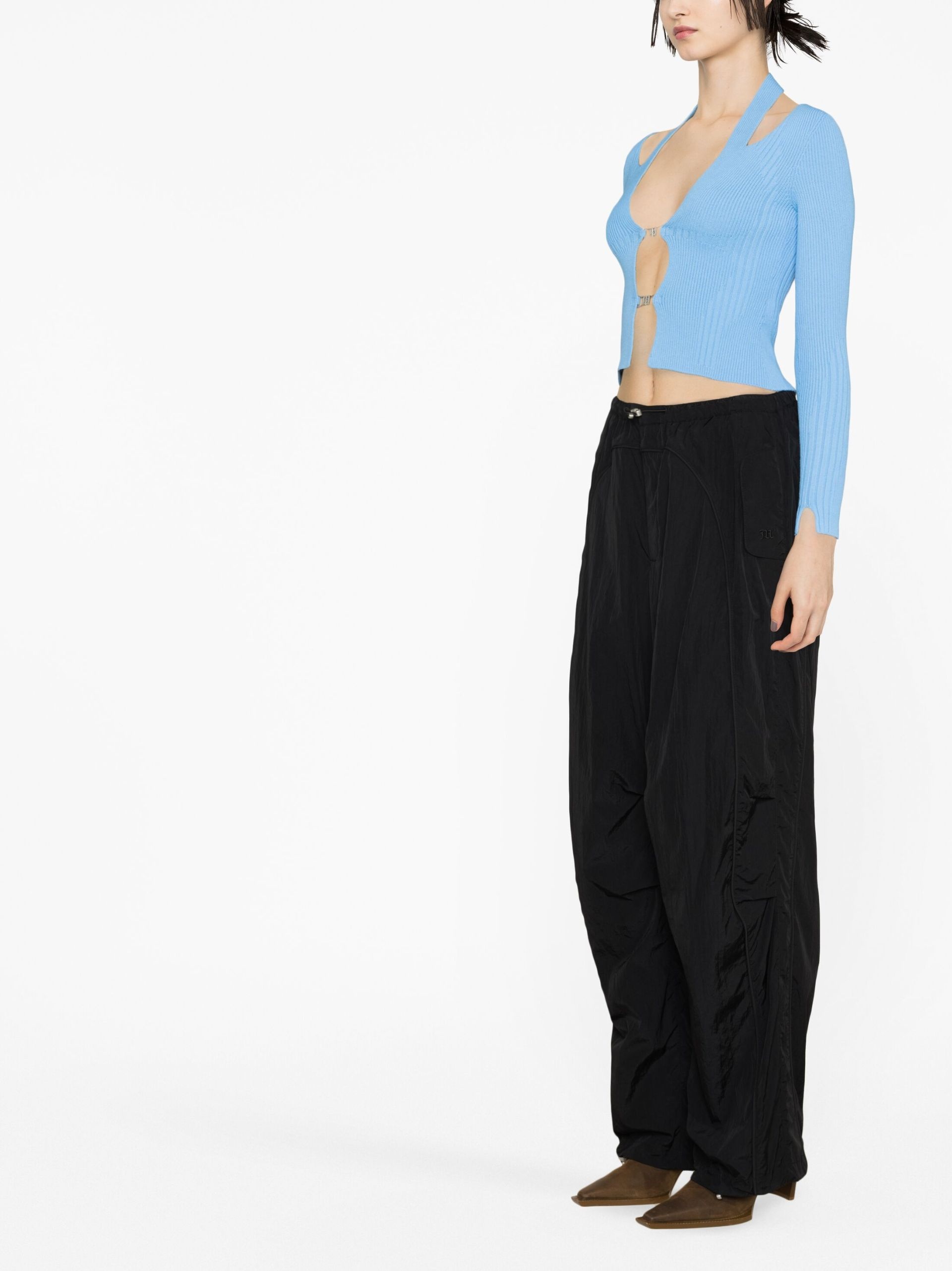 Parachute wide-leg trousers - 5