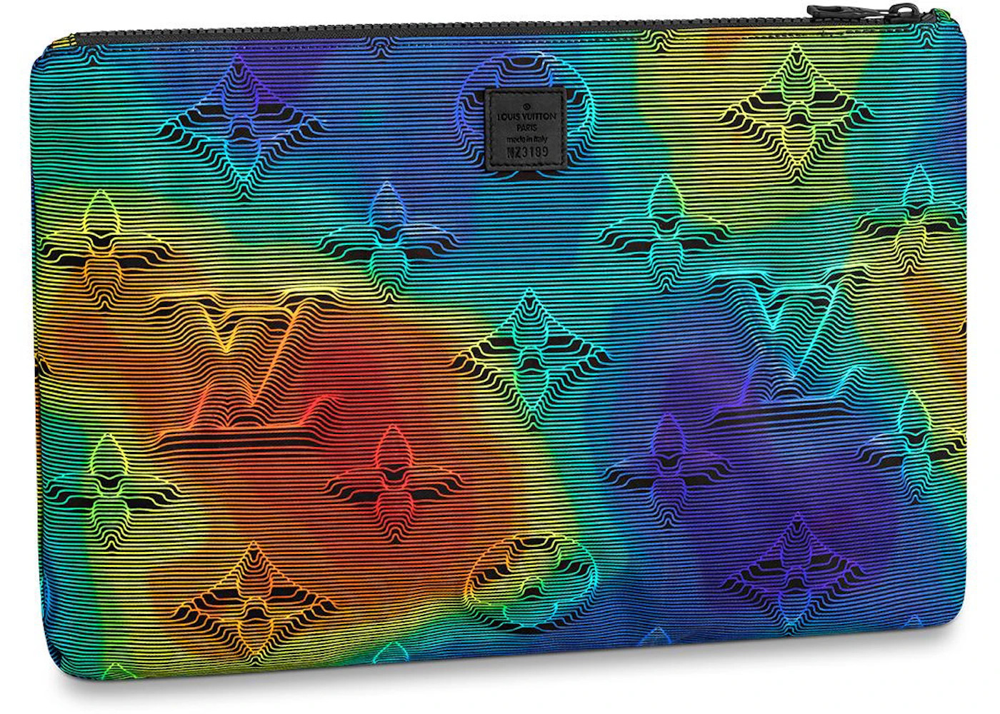 Louis Vuitton Reversible Pouch Monogram 3D Gray/Rainbow - 2