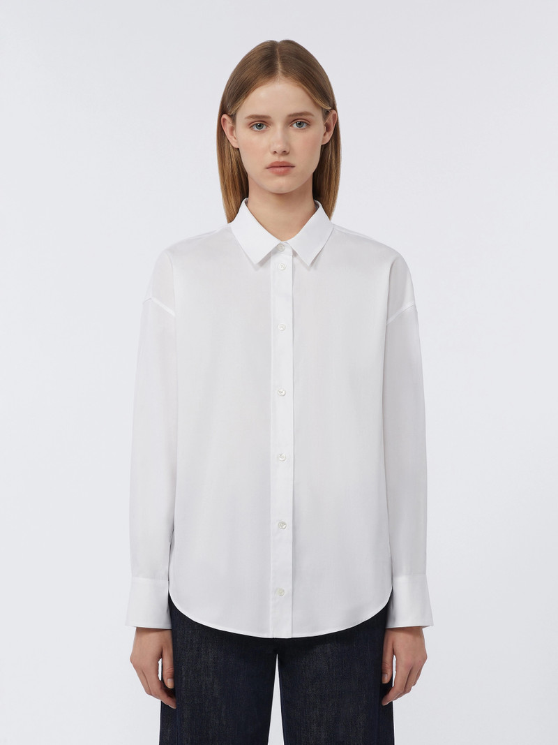 Cotton Oxford shirt - WHITE 3
