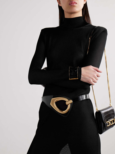TOM FORD Hera patent-leather waist belt outlook