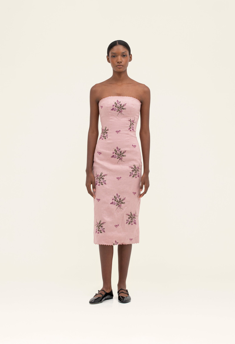 Agua by Agua Bendita Armonía Wisteria Midi Dress outlook