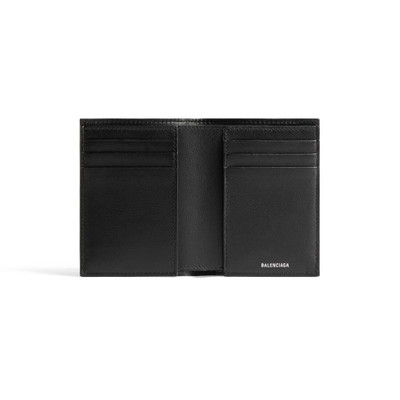 BALENCIAGA Men's Monaco Vertical Bifold Wallet in Black outlook