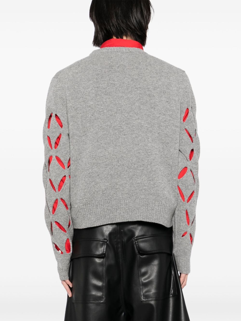 slashed cardigans - 4