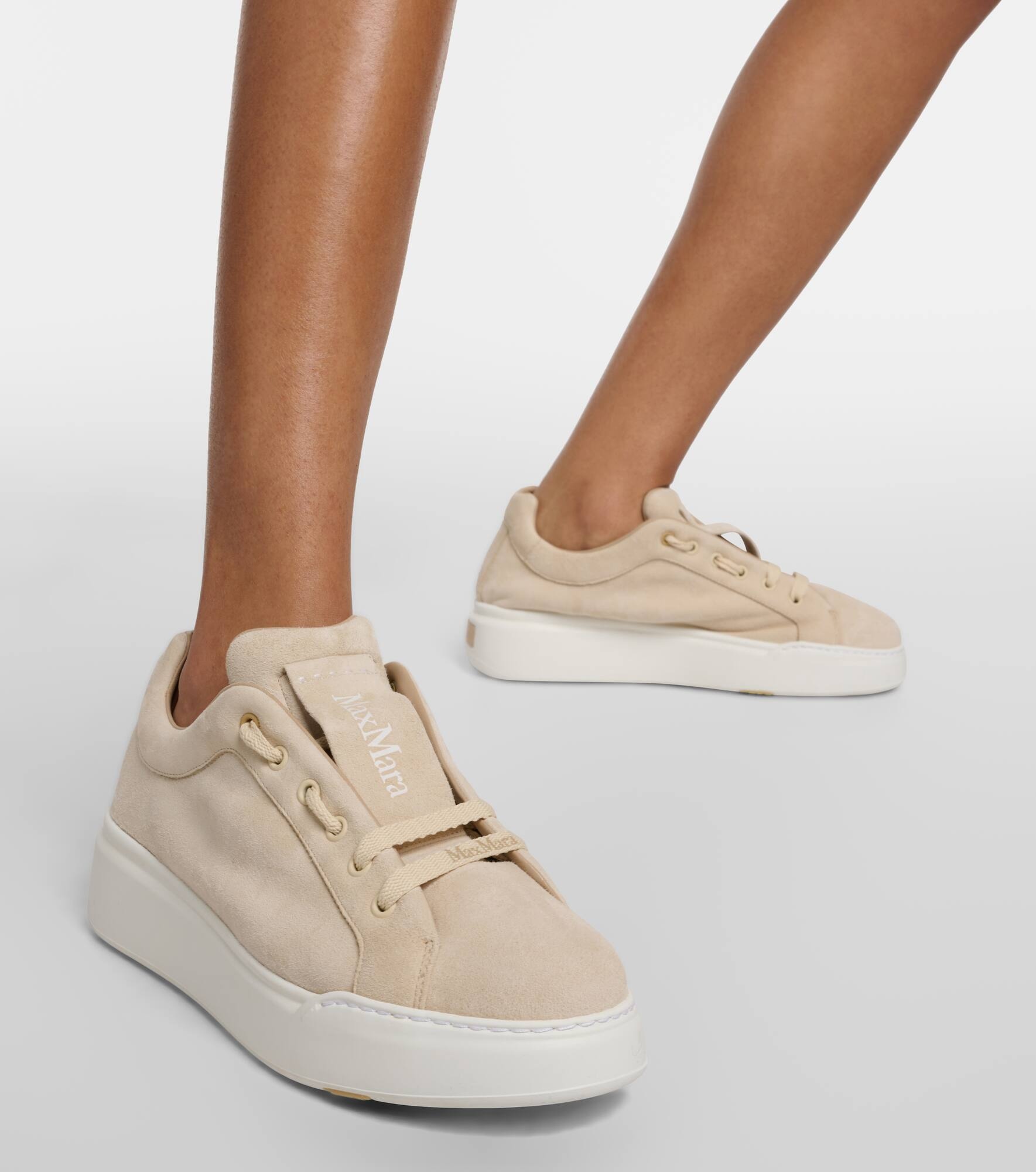 Maxi suede sneakers - 4