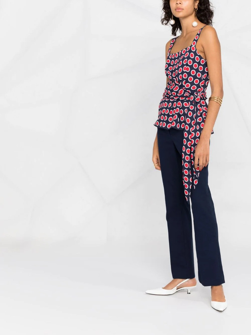 high-rise flared trousers 4
