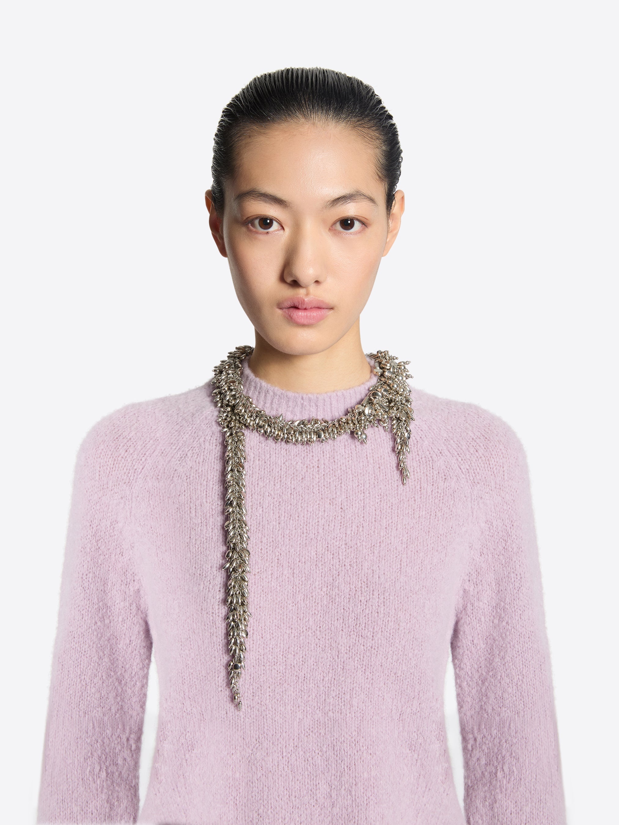 EMBROIDERED SCARF NECKLACE - 4