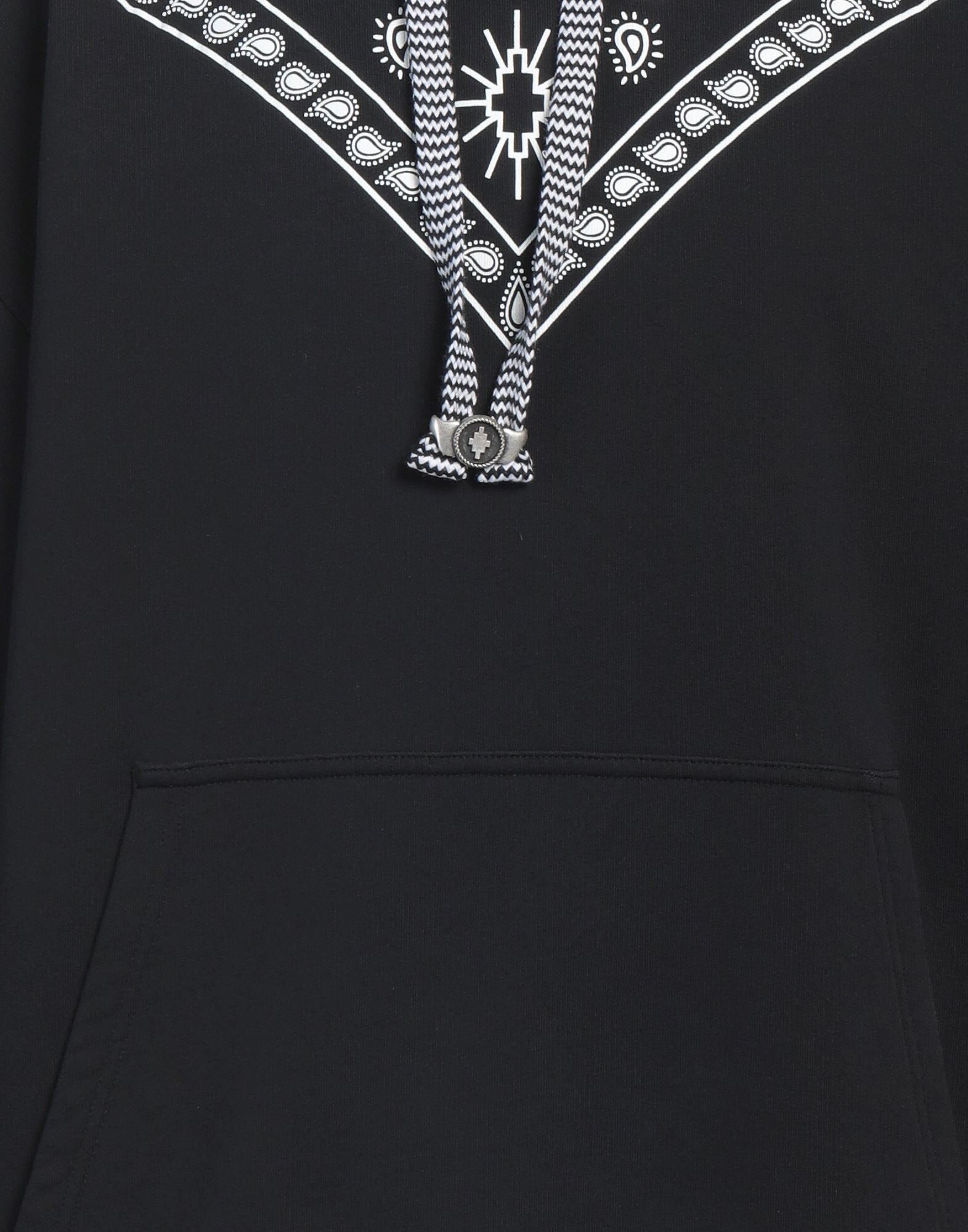 Black Men's Hooded Sweatshirt - 4