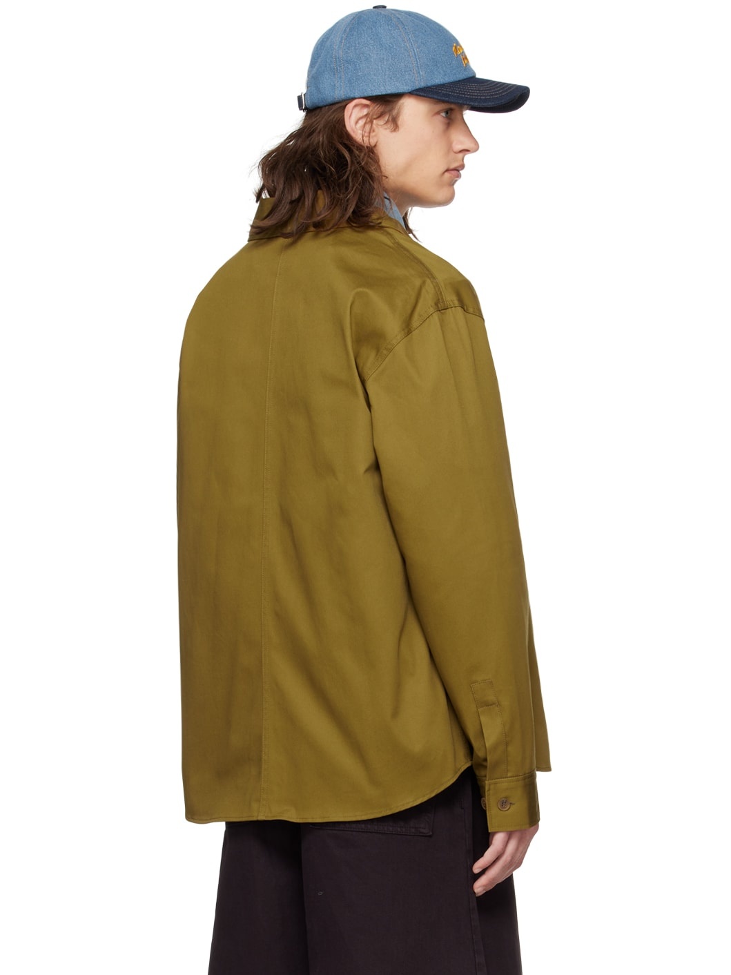 Khaki Embroidered Shirt - 3