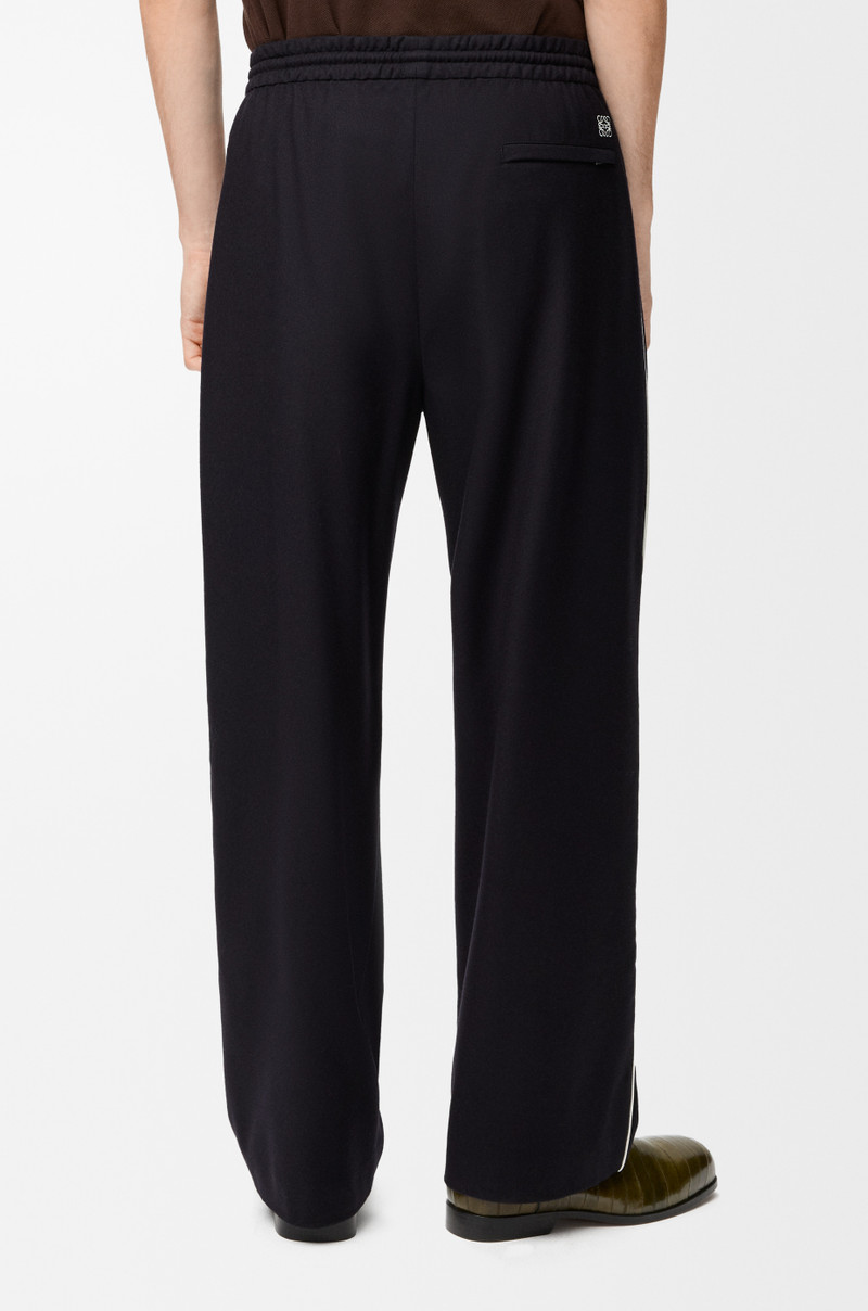 Drawstring trousers in wool 4
