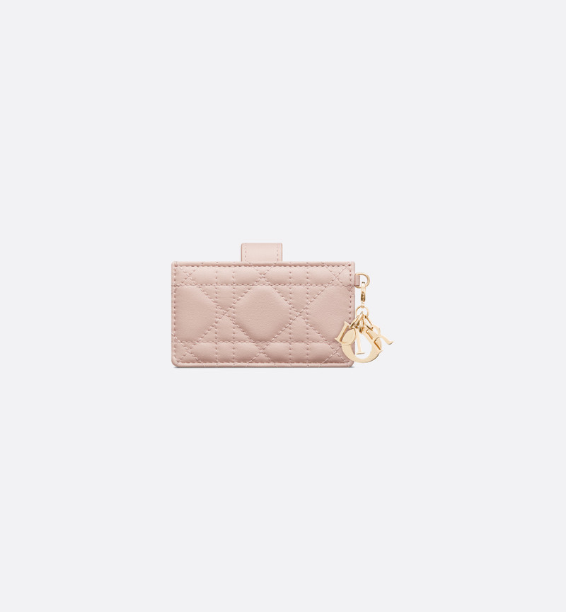 Lady Dior Jasmine Card Holder 4