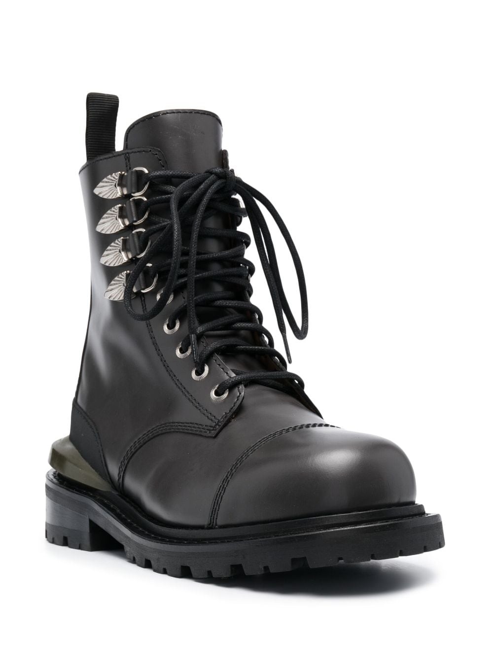 Side Gore leather ankle boots - 2