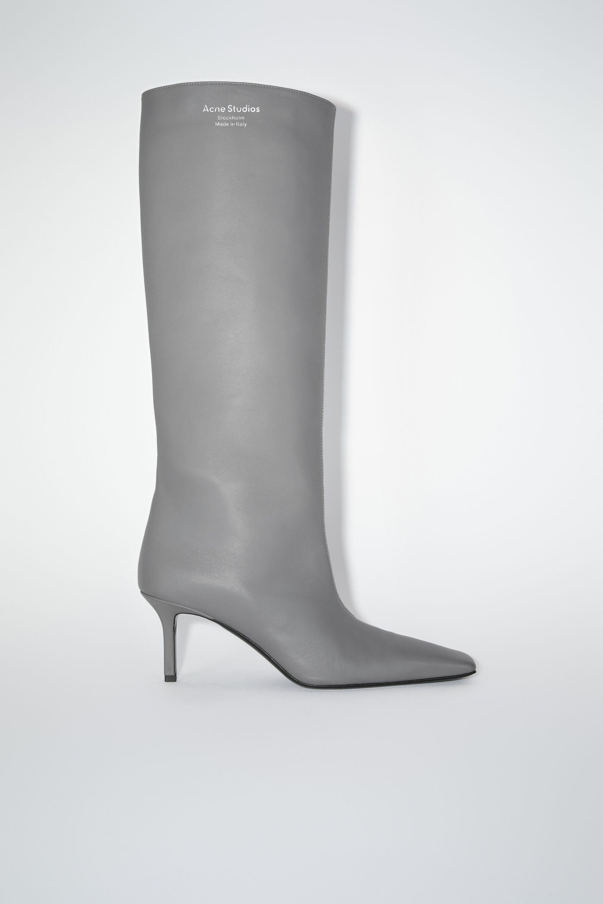 Leather boots - Dark grey - 2