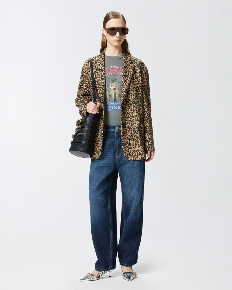 PINKO MEDIUM WASH EGG JEANS outlook