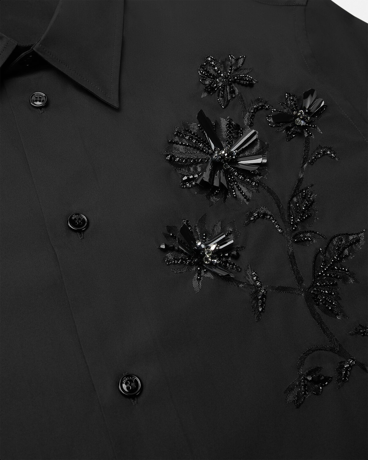 Crystal Embroidered Shirt - 4