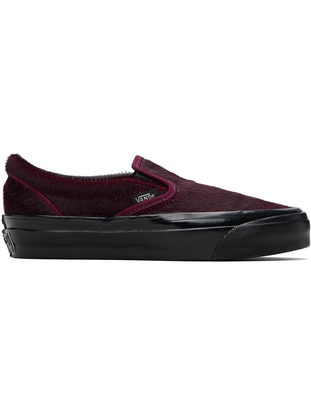 Burgundy Premium Classic Slip-On Sneakers - 1