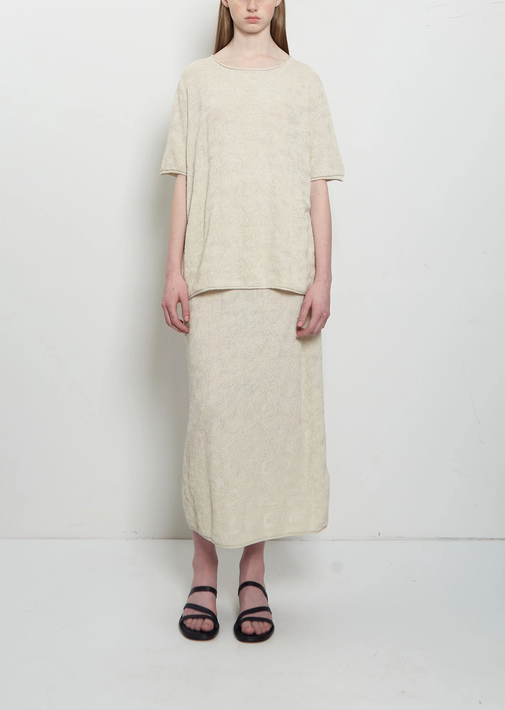 Terra Pima Cotton Knit Skirt - 1