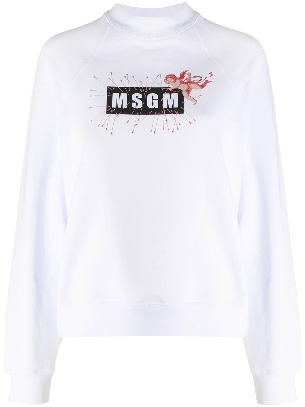 logo-print sweatshirt - 1