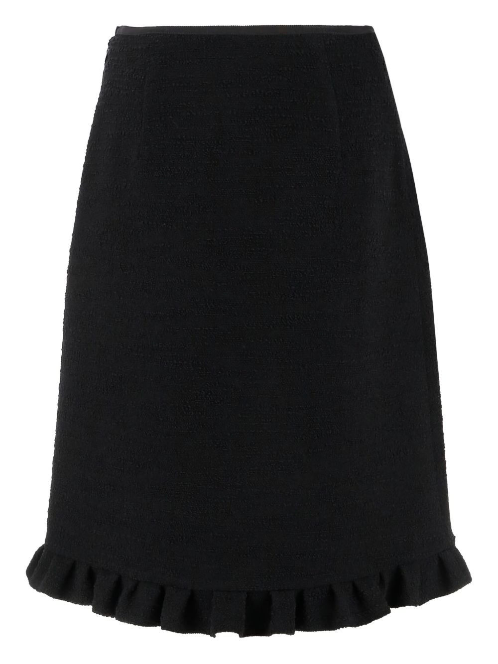 ruffled tweed mini skirt - 2
