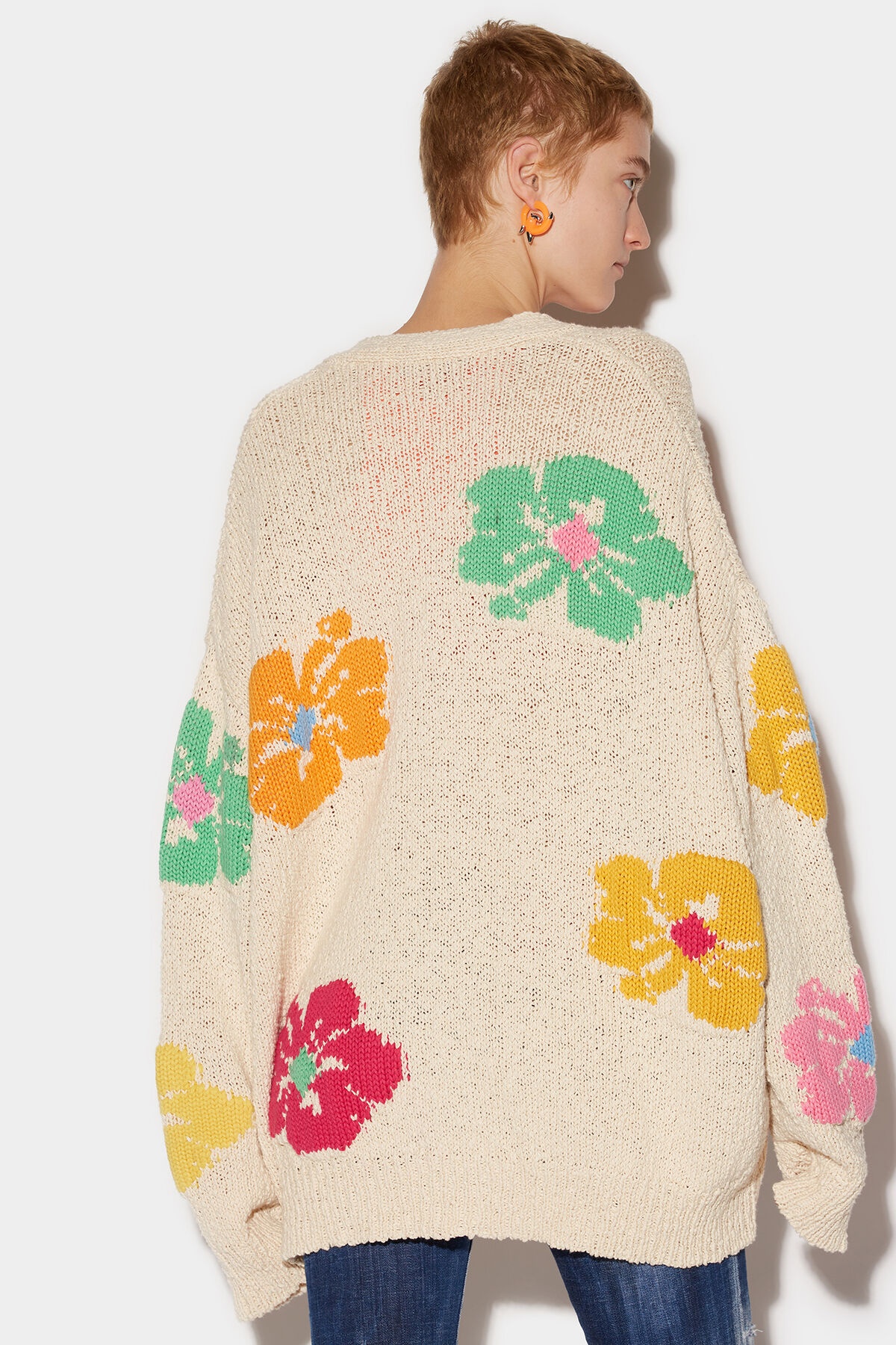 HYBISCUS OVERSIZE CARDIGAN - 2