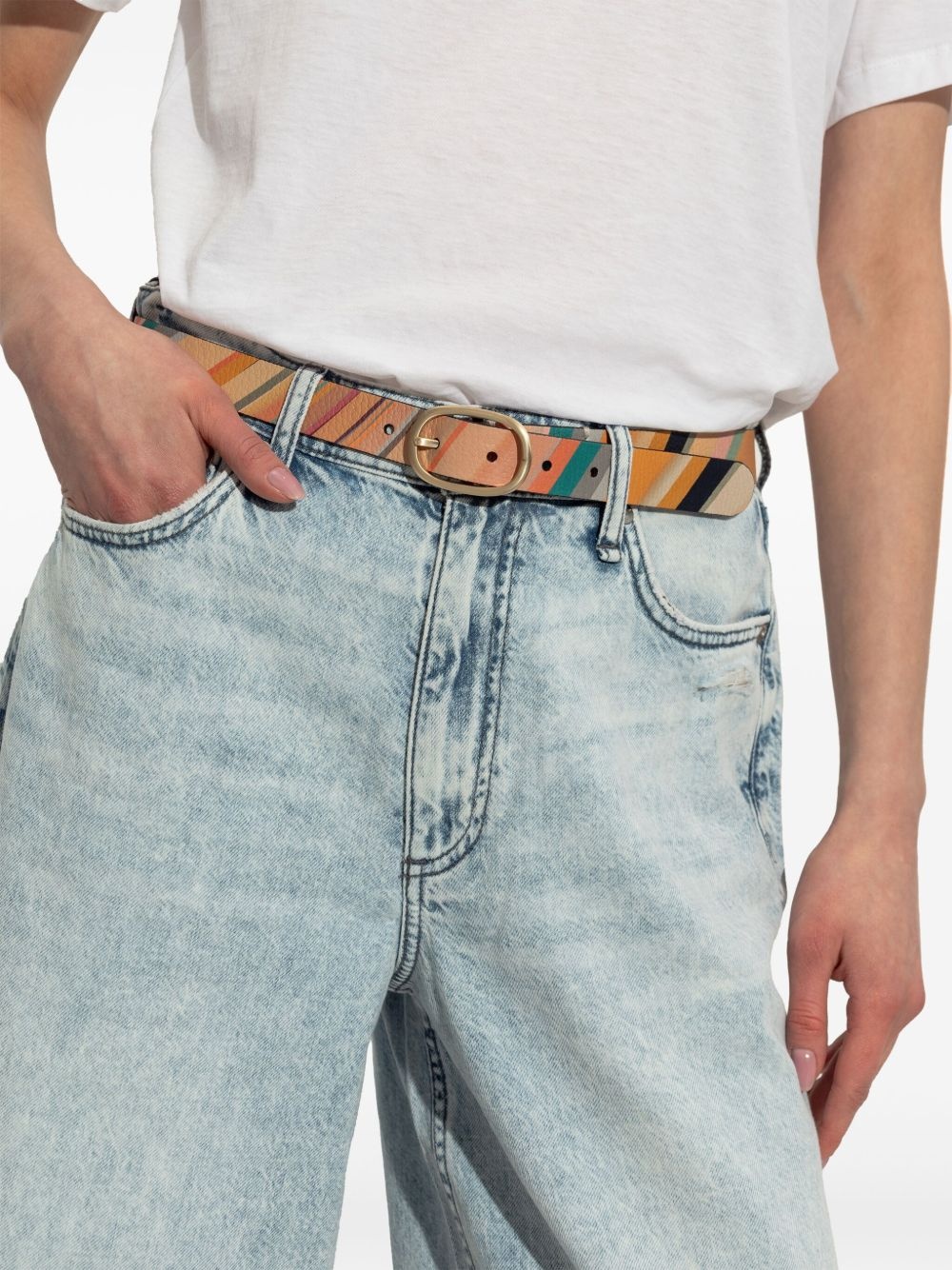 striped belt - 4