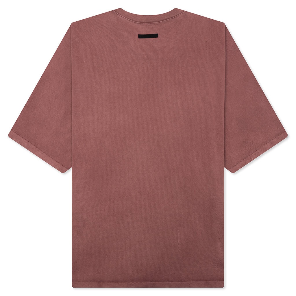 HEAVY CREWNECK TEE - CRIMSON - 2