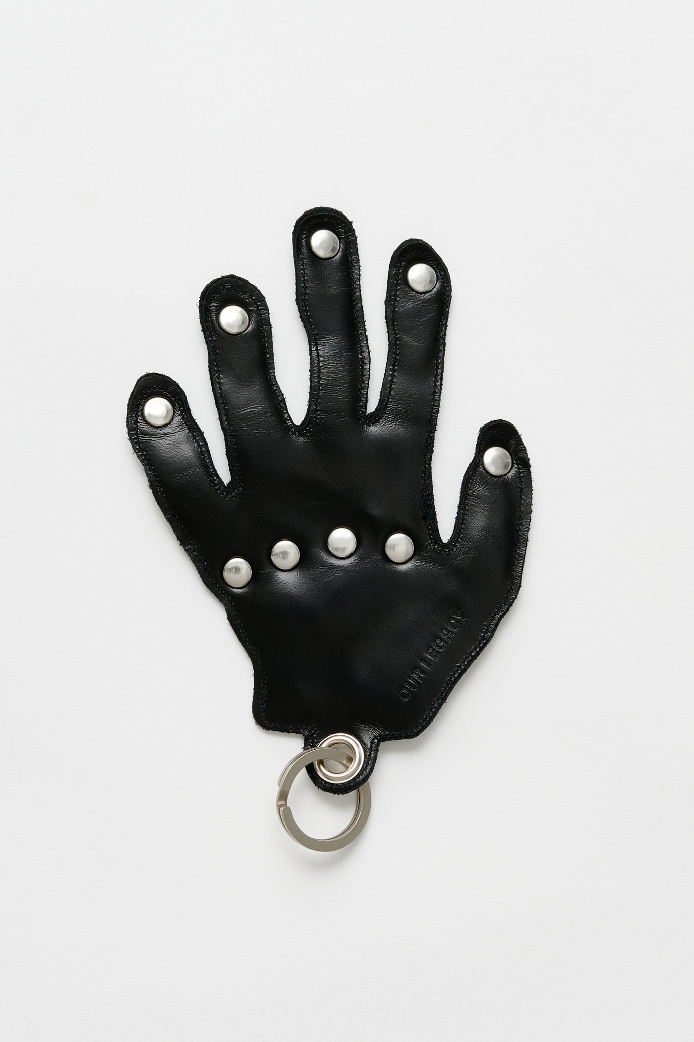 Hand Keyring Black Leather - 2