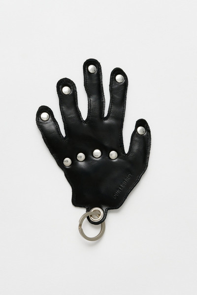 Our Legacy Hand Keyring Black Leather outlook