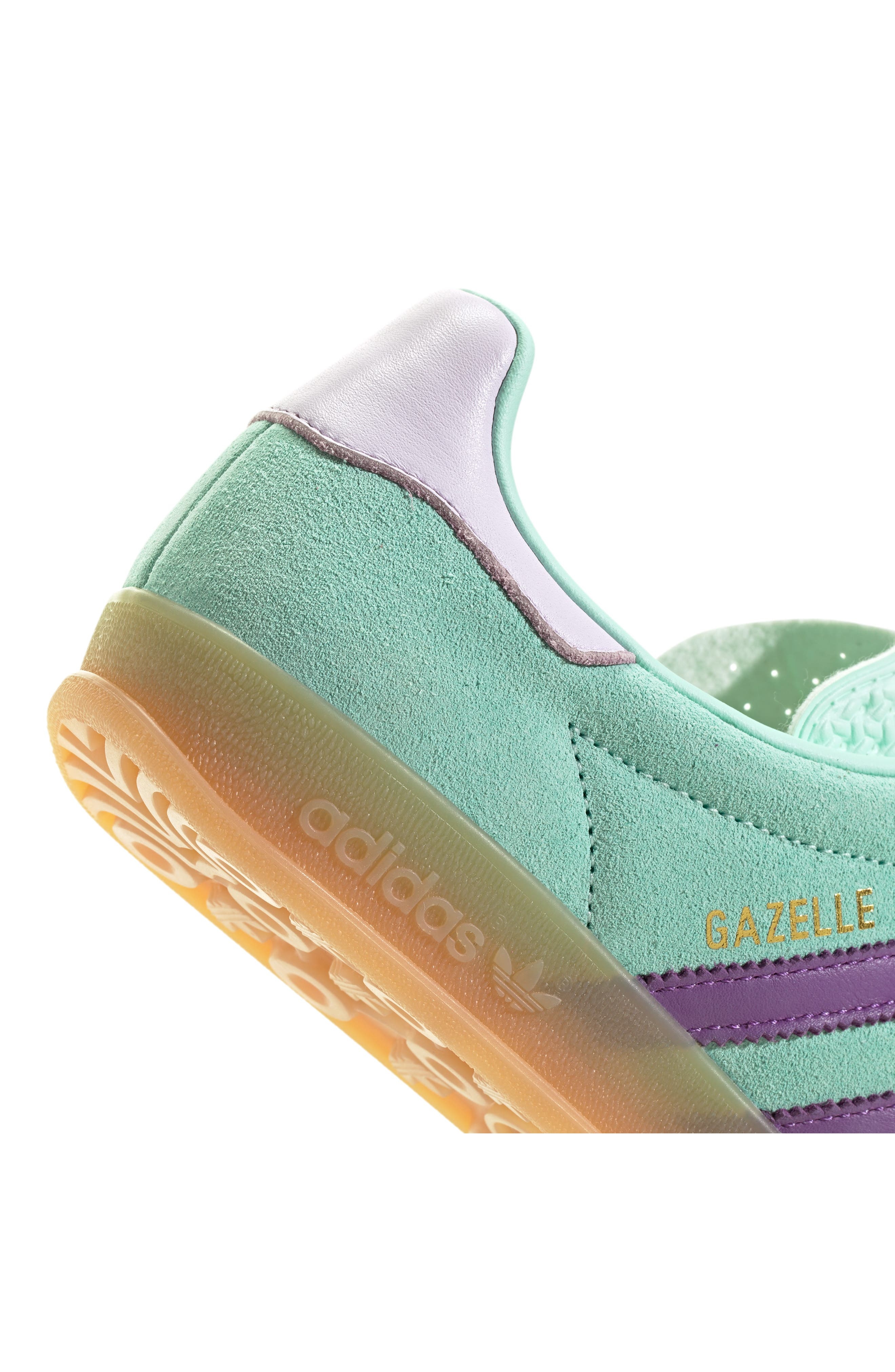 adidas Gazelle Indoor Sneaker in Mint/Purple/lavender at Nordstrom - 7