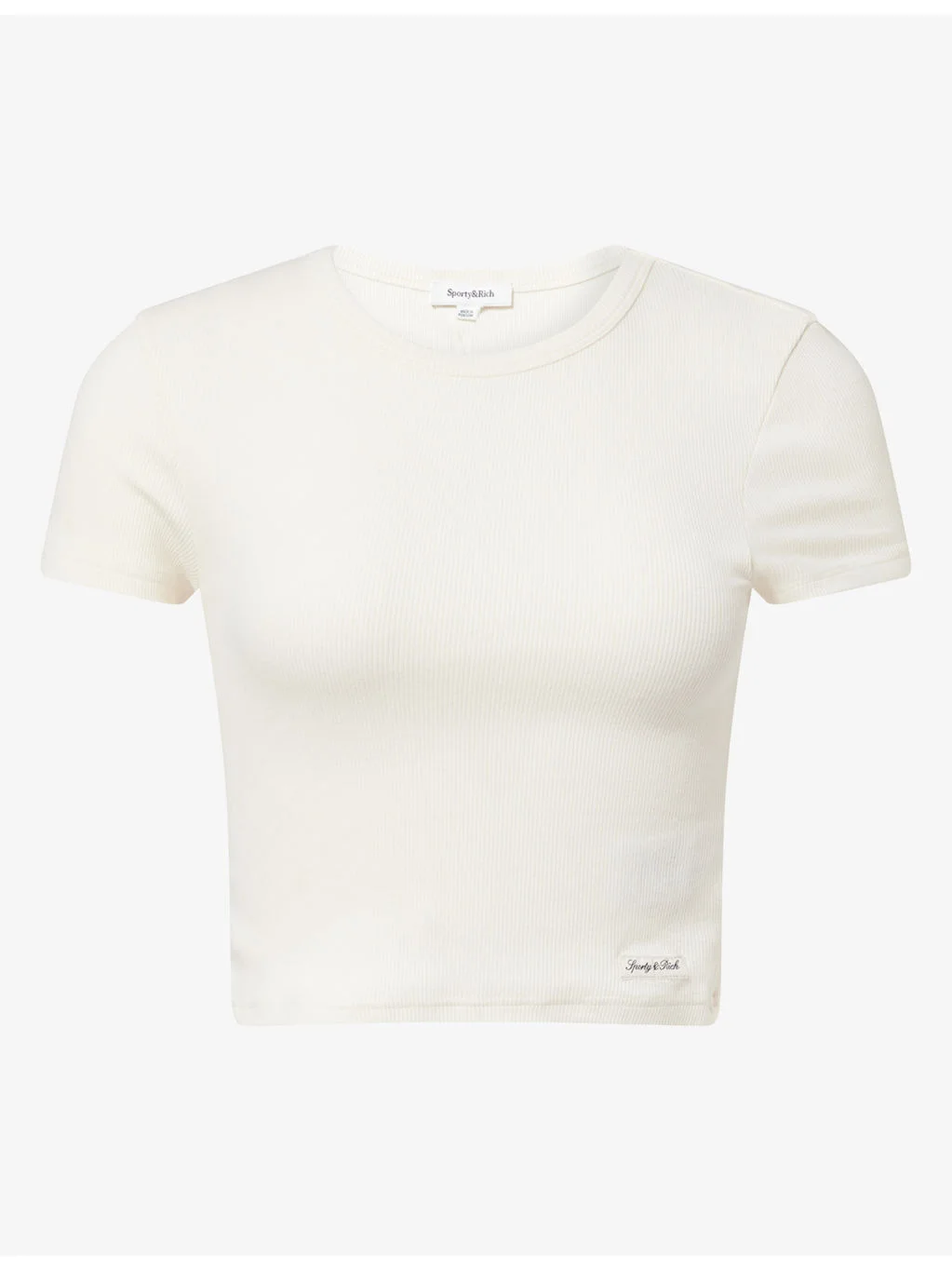Brand-Tab Ribbed Stretch-Cotton T-Shirt - 1