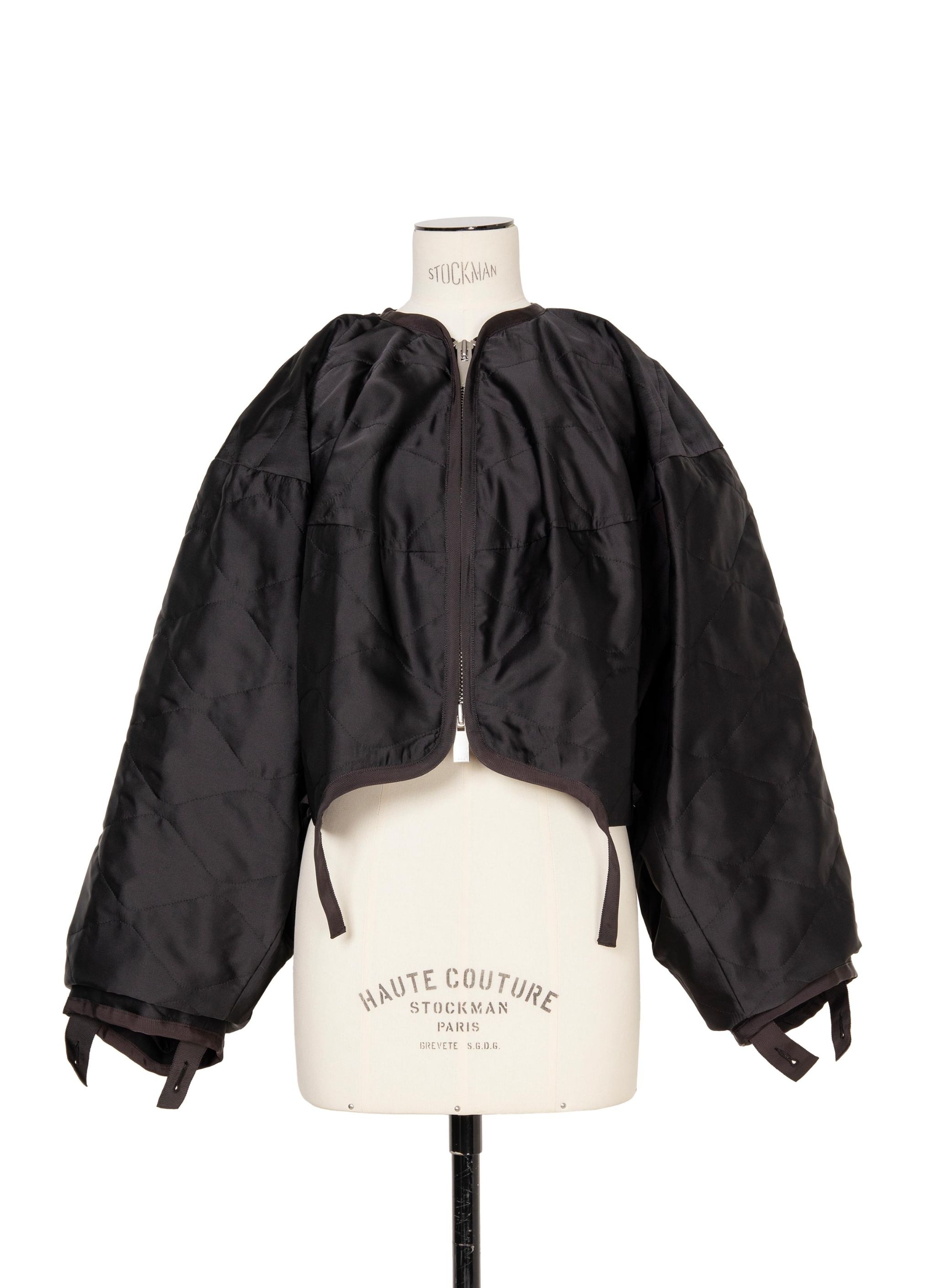 Satin Quilted Blouson - 1