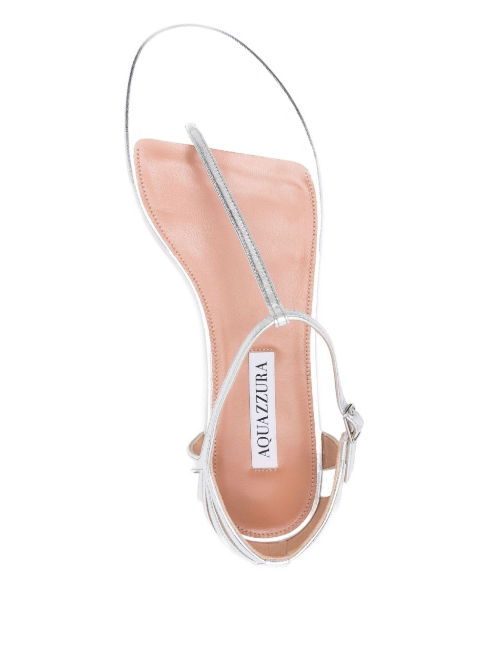 Frida leather T-bar flat sandals - 4