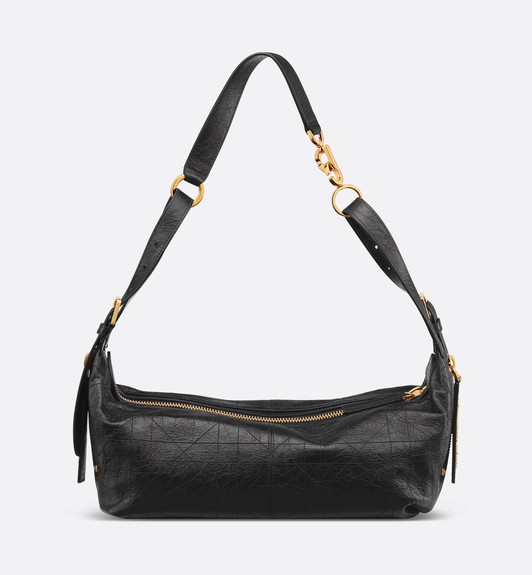 Medium D-Journey Bag in Crinkled Calfskin - 3