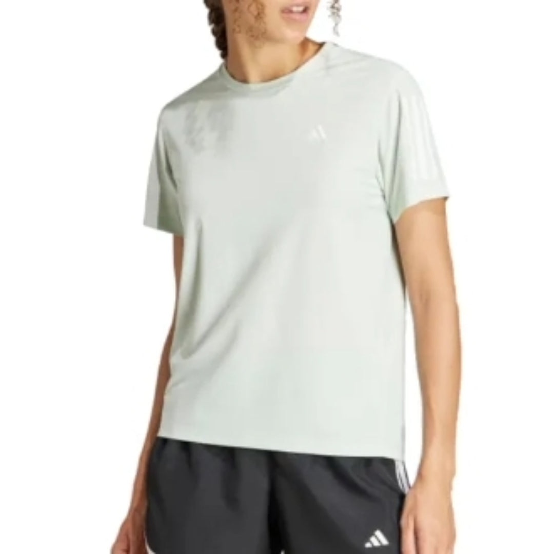 (WMNS) adidas Own The Run T-Shirt Asia Sizing 'Teal' IN1593 - 2