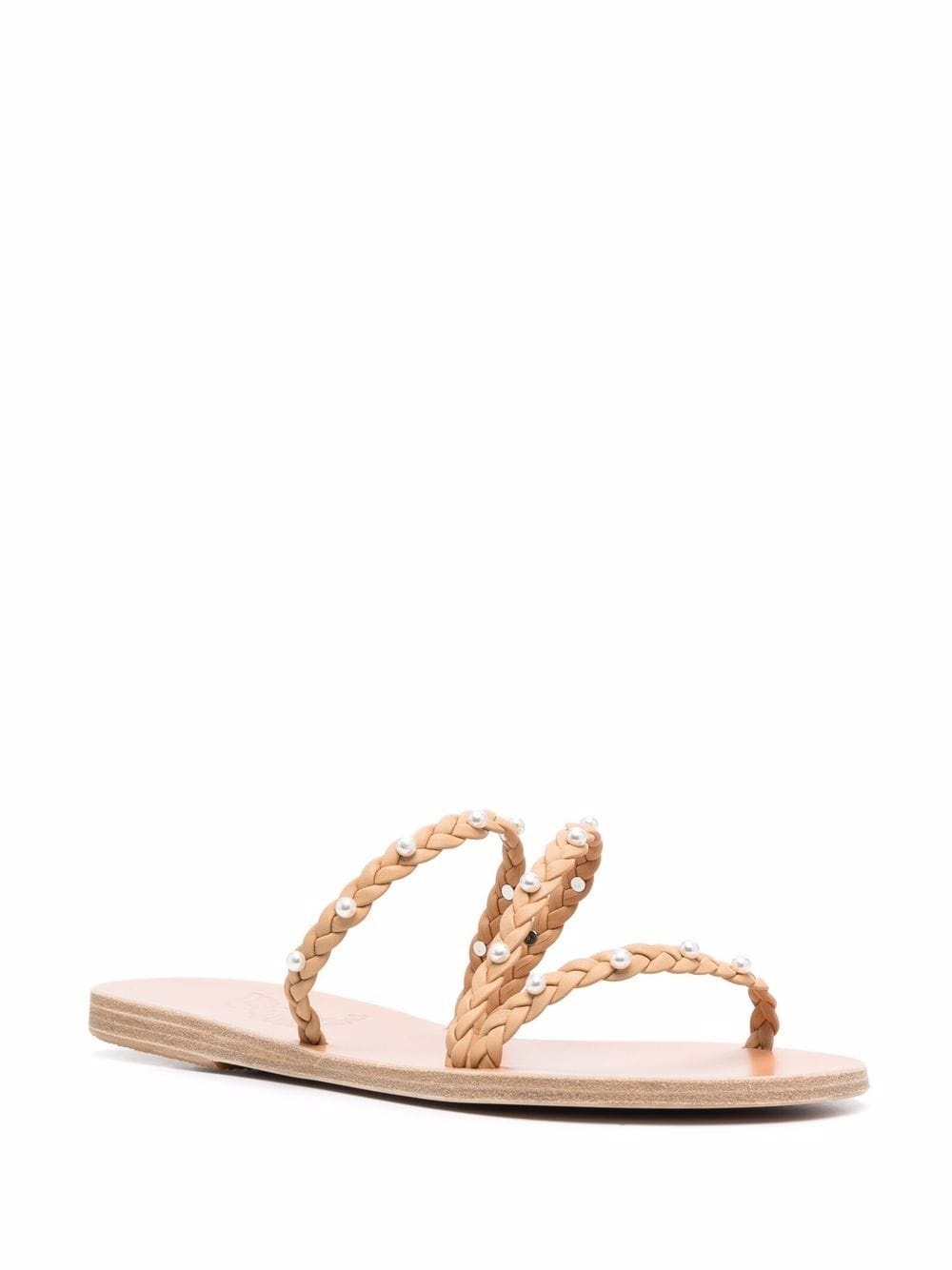 Ekaterini pearl leather sandals - 2