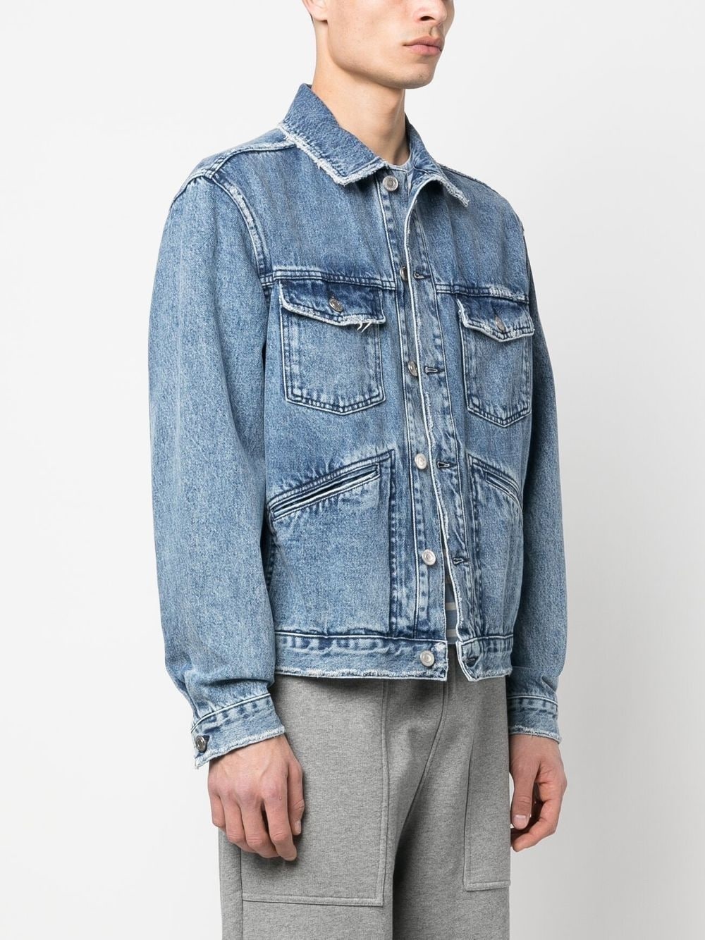 JANGO LOGO DENIM JACKET - 5
