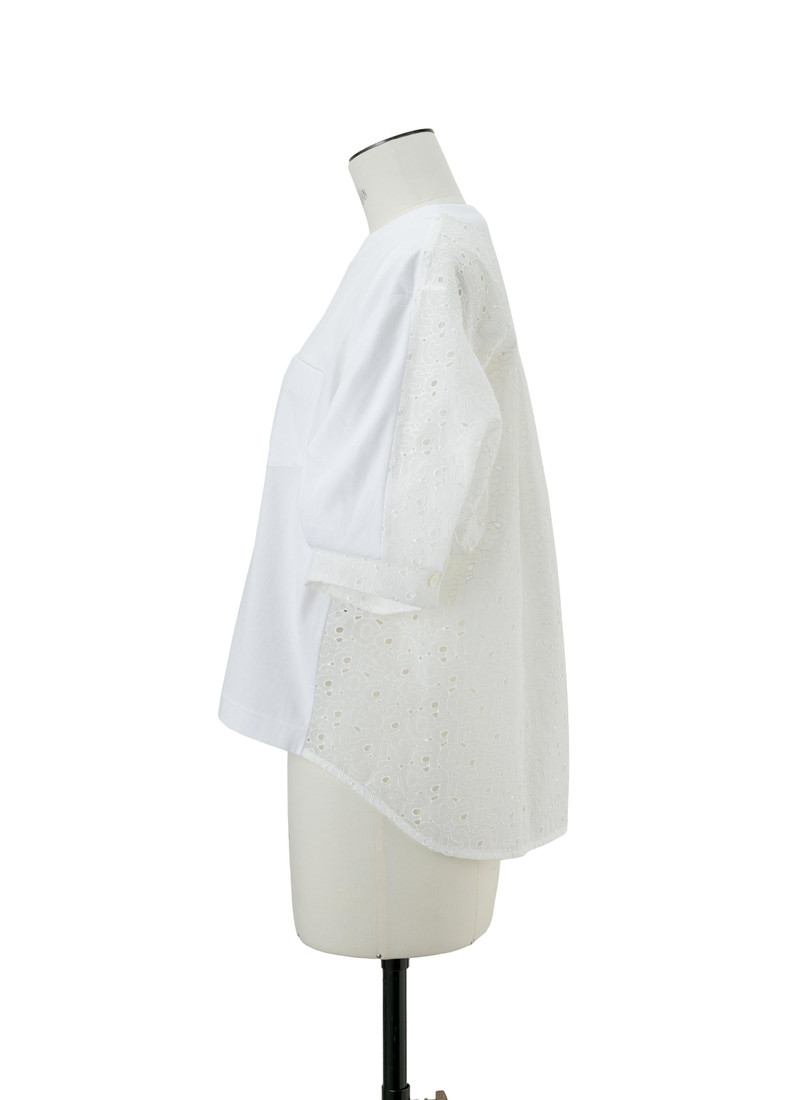 sacai sacai Embroidery T-Shirt outlook
