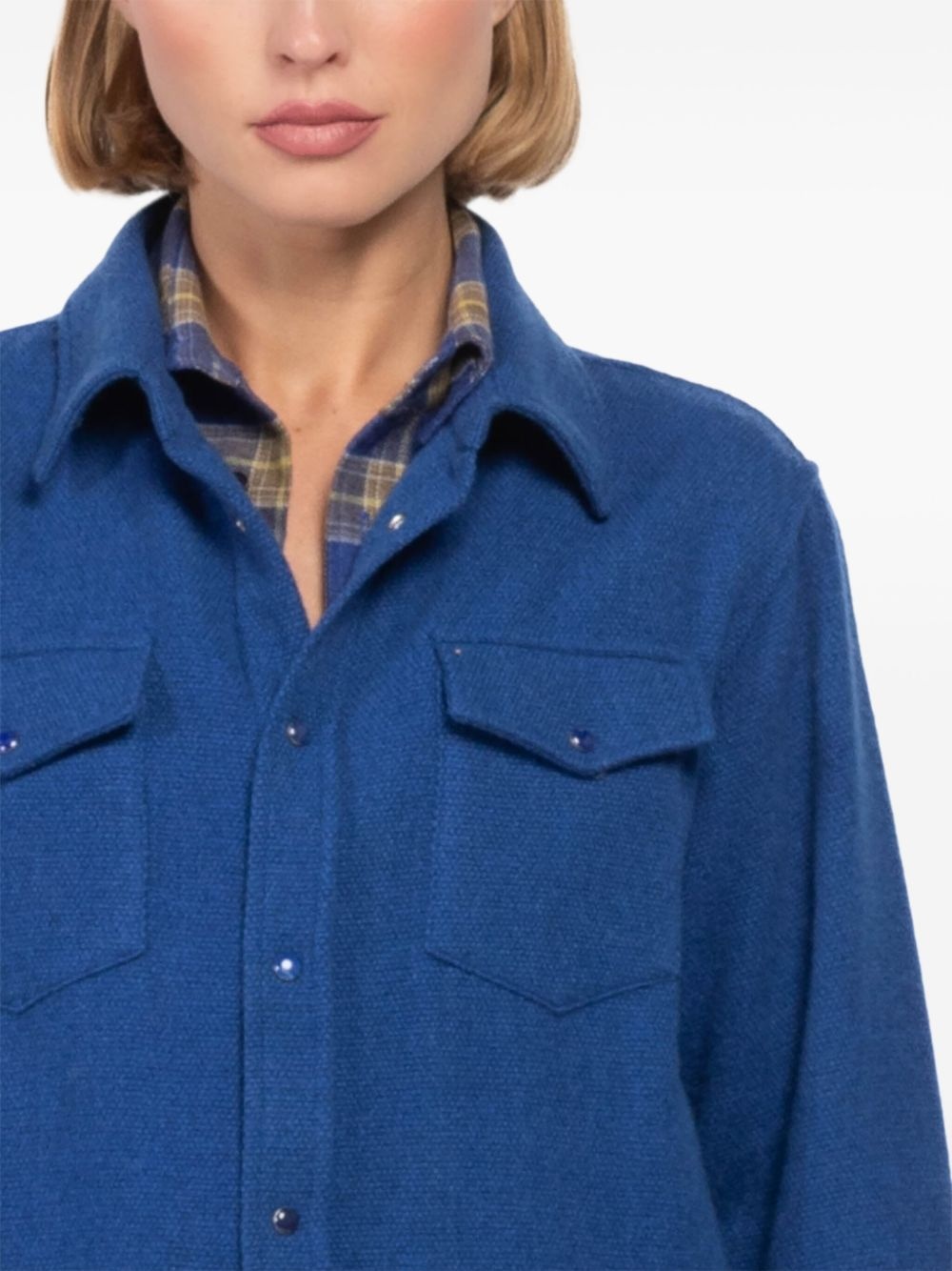 cashmere overshirt - 5