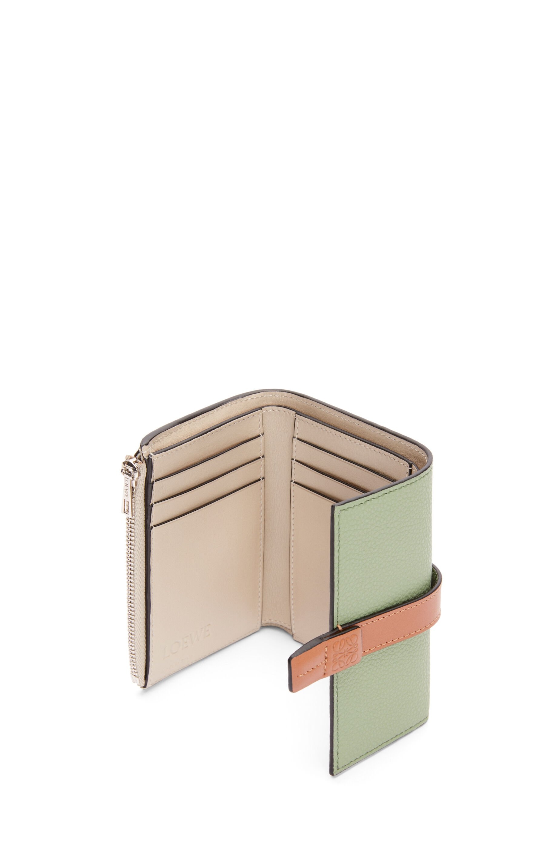 【関税&送料込】Loewe Vestibilit Regular Lunghezza Standard Loewe Small vertical wallet in soft grained calfskin