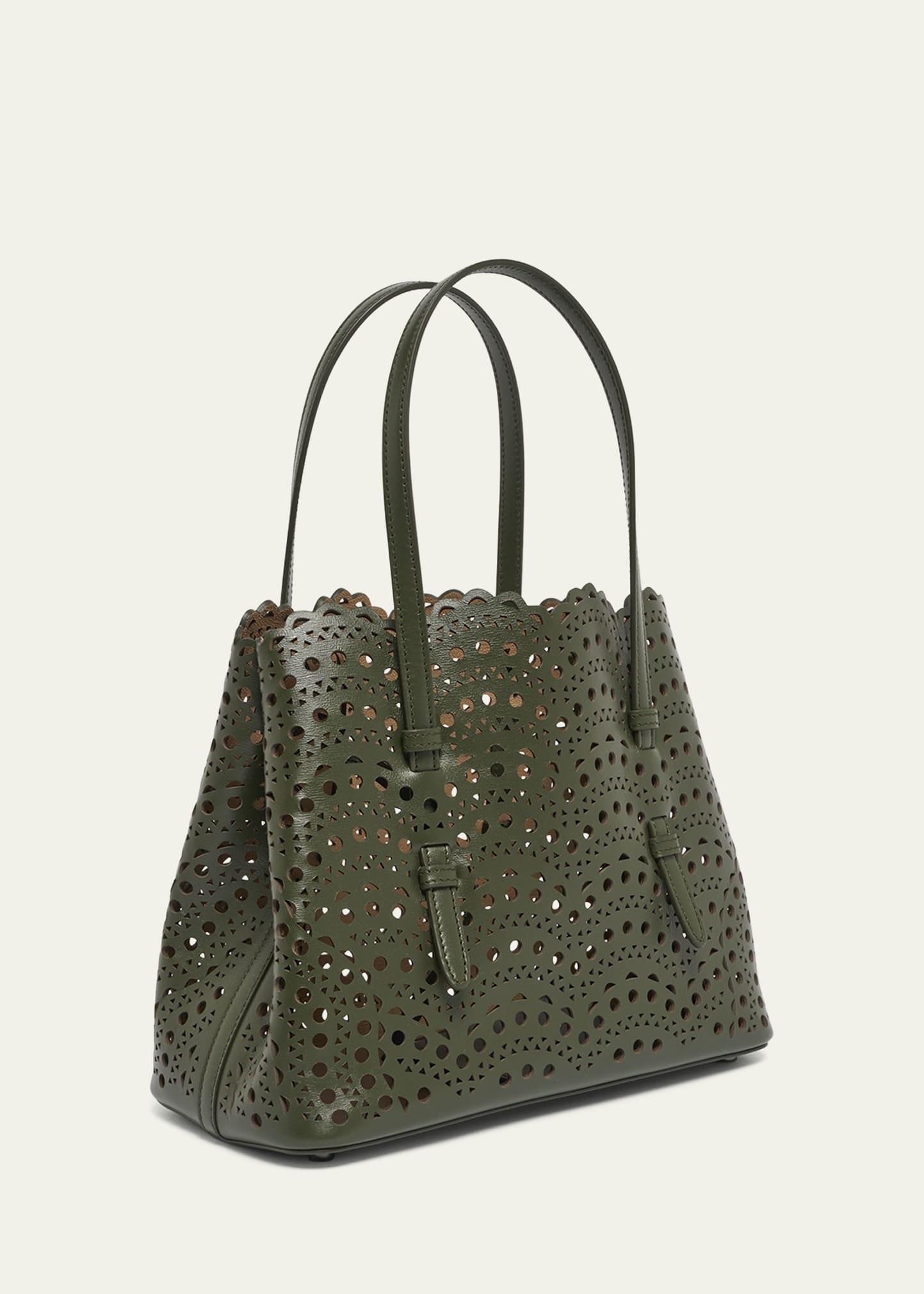 Mina 25 Tote Bag in Vienne Wave Perforated Leather - 3