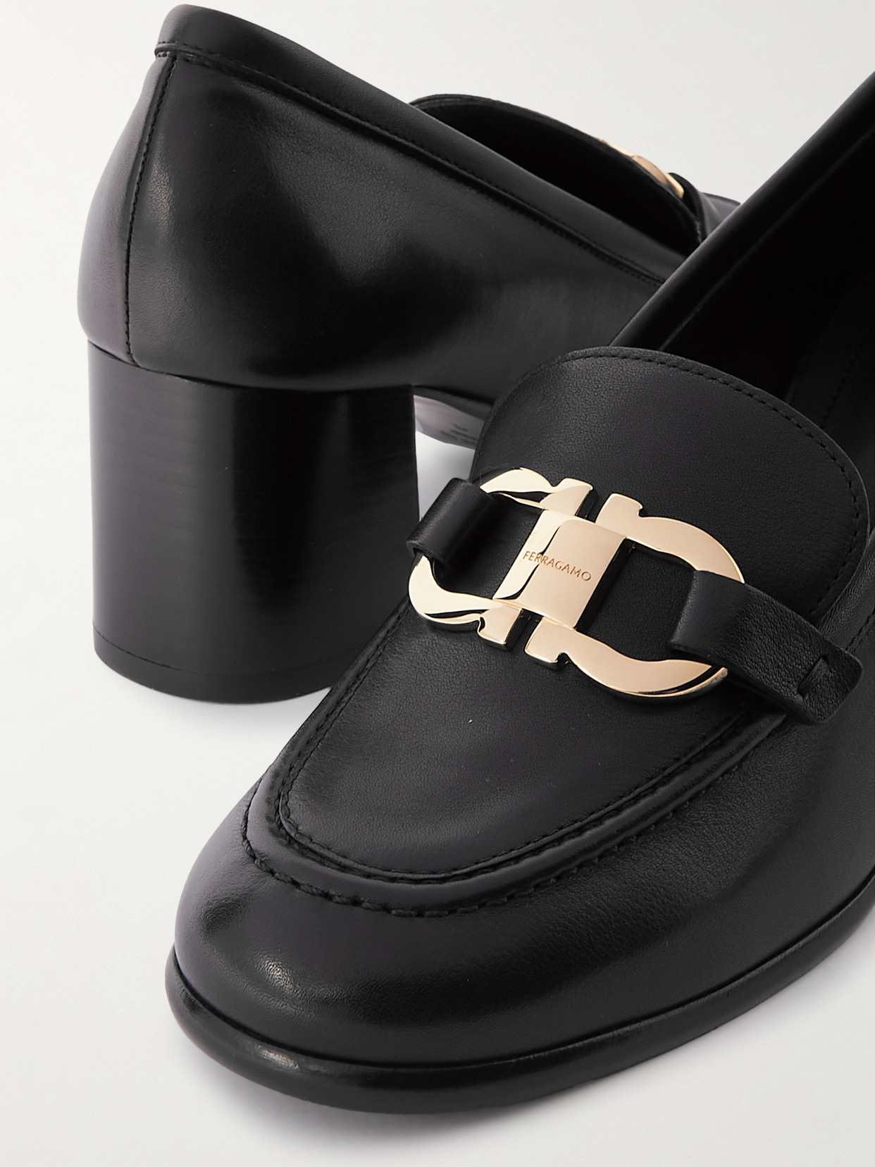 Marlena Embellished Leather Loafers - 4