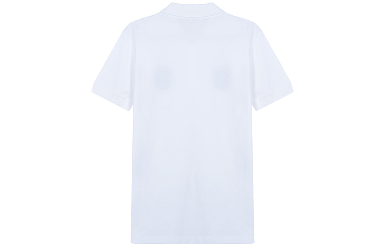 Alexander McQueen SS21 Embroidery Skull Cotton Polo Male White 650418-QQX33-9000 - 2