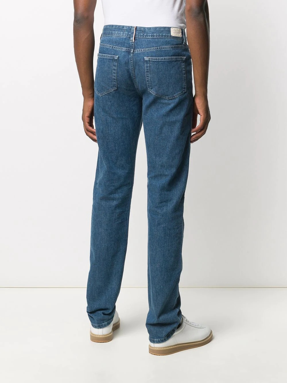 high rise straight-leg jeans - 4