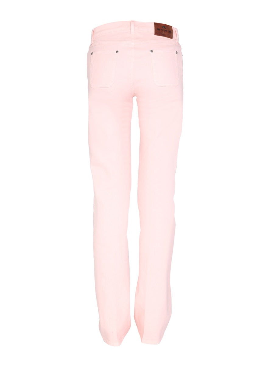 Etro Women Jeans With Embroidered Floral Detail - 4