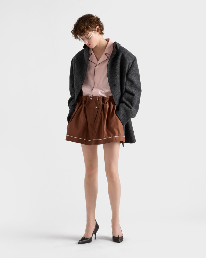 Prada Cotton miniskirt outlook
