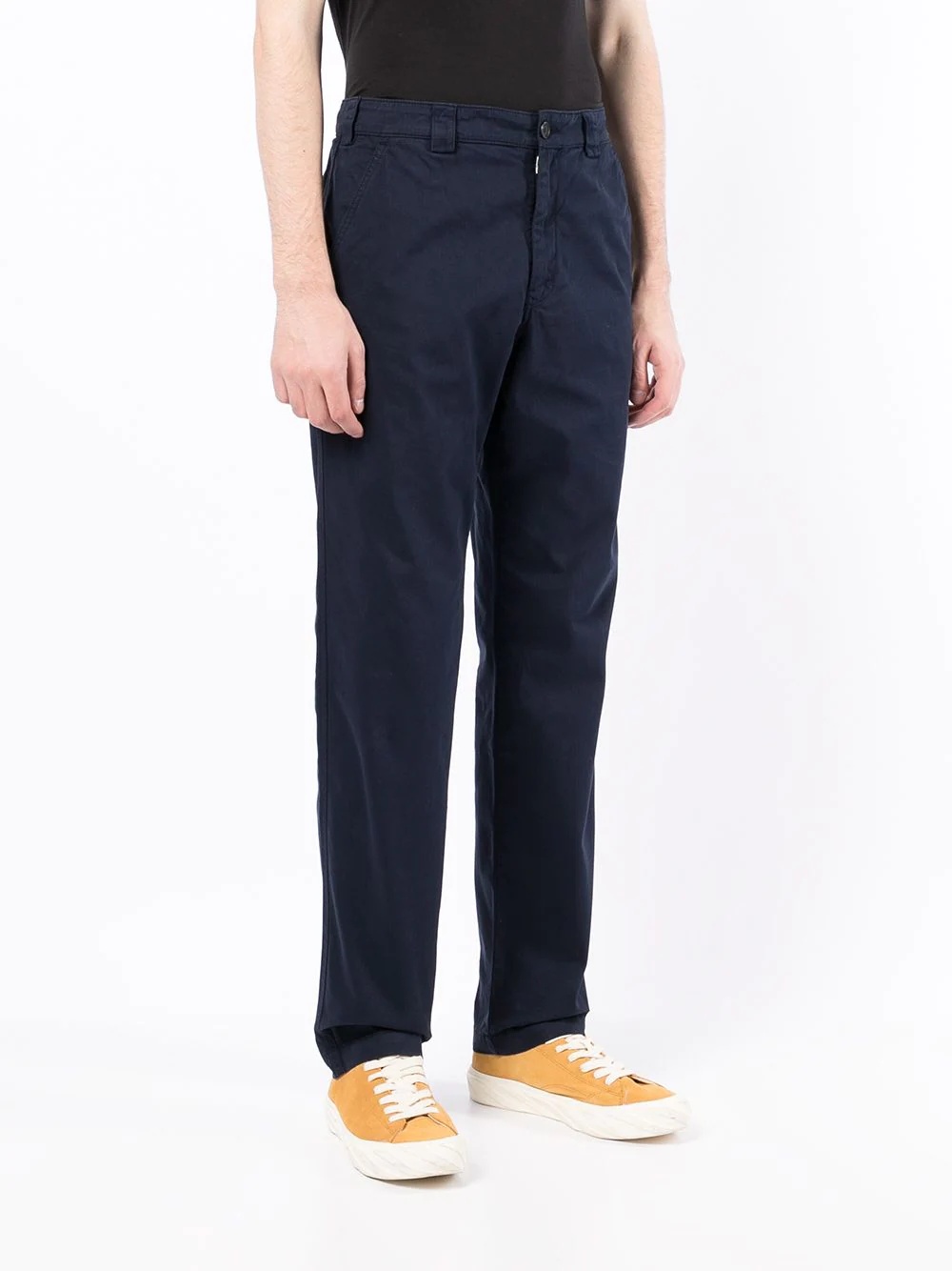 slim-fit logo-patch trousers - 3