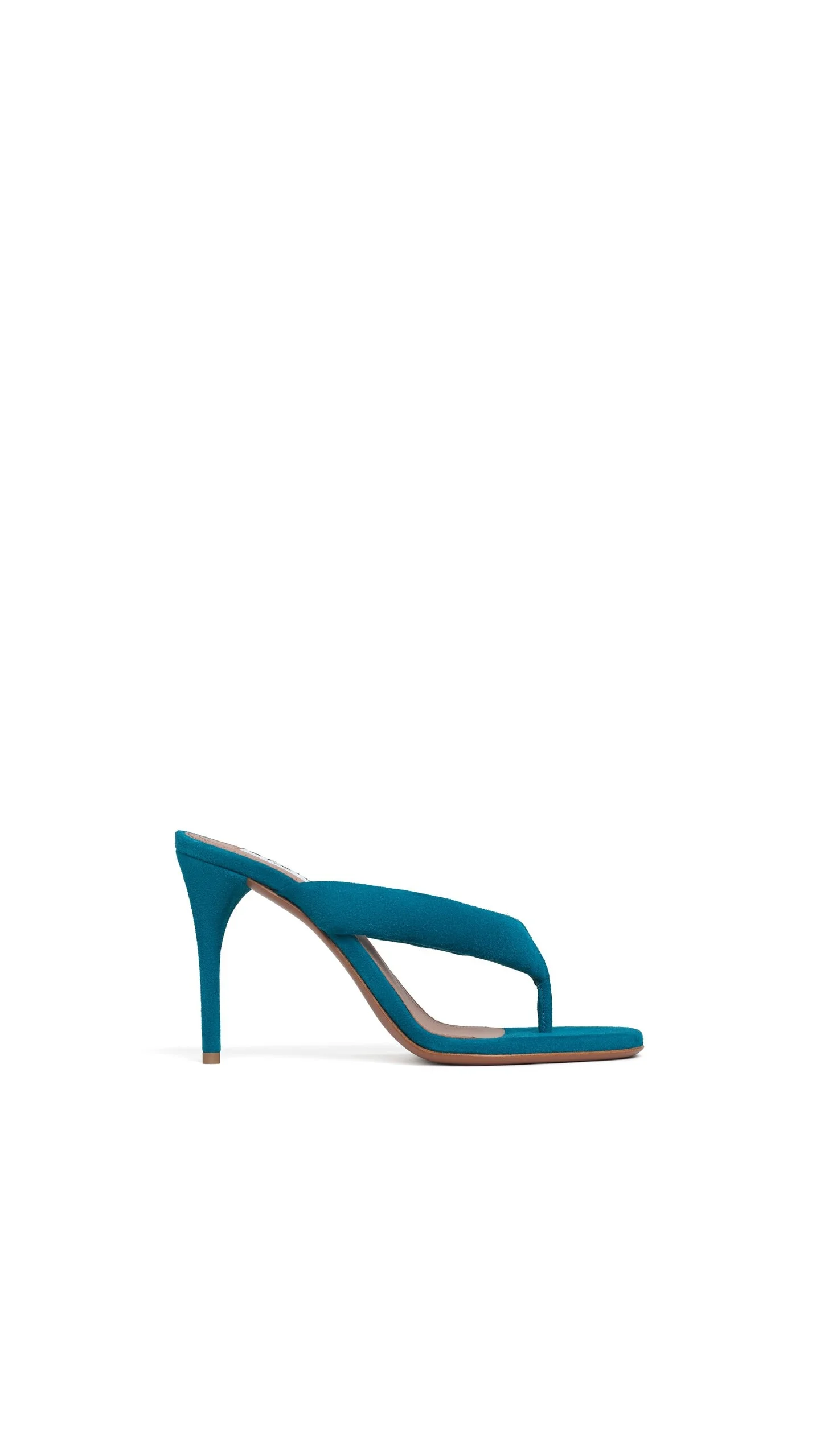 HEEL THONG MULES IN SUEDE - 1