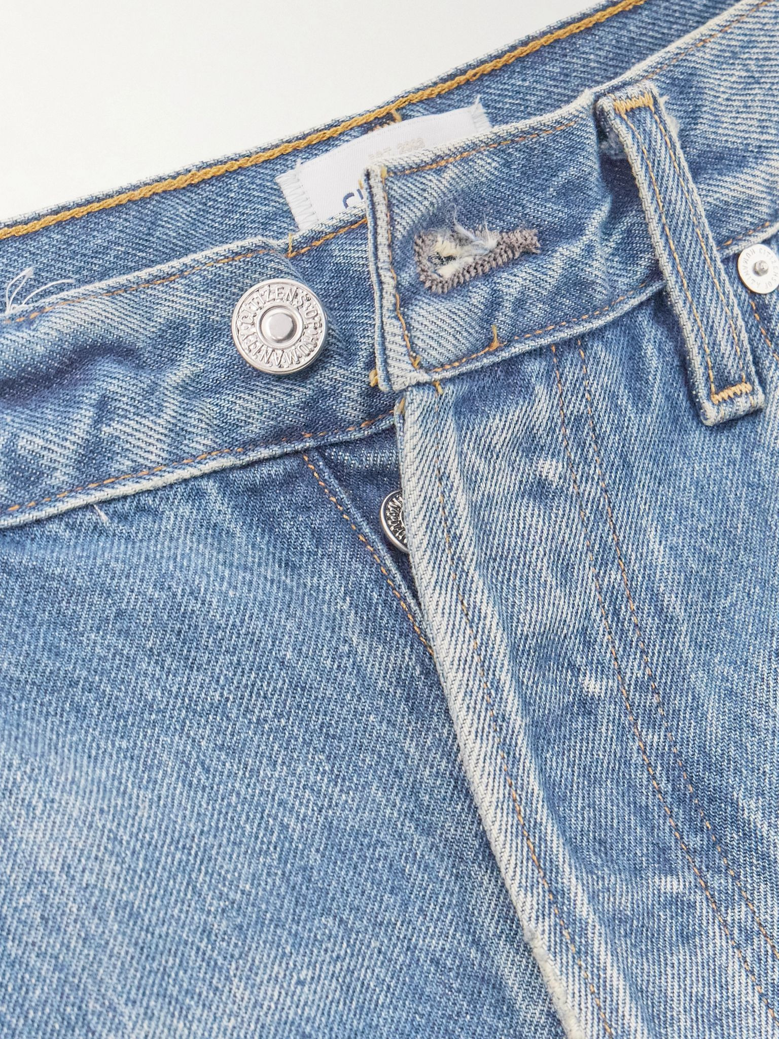 Baretta high-rise straight-leg organic jeans Mid denim - 5